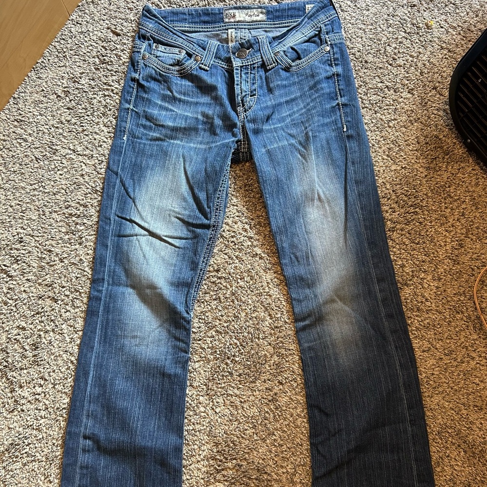BKE Women’s Vintage Dark Blue Denim Jeans
